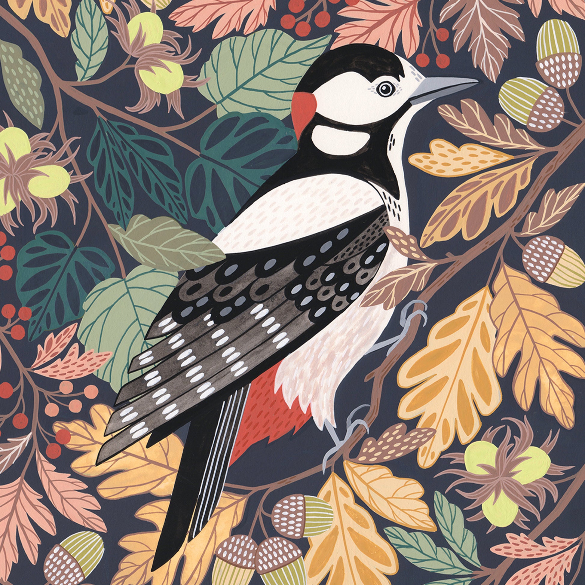 Woodpecker painting