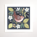 Forest Finds Original Painting: Wren & Bramble