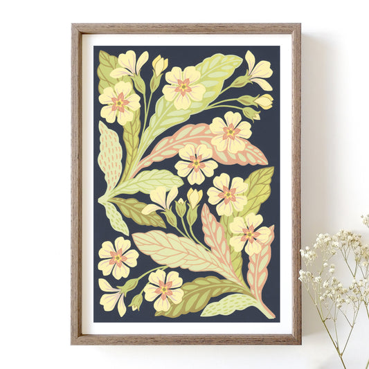 Yellow Primrose Art Print