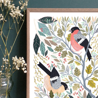 Bullfinch Art Print