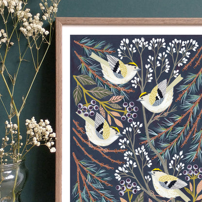 Goldcrest Art Print